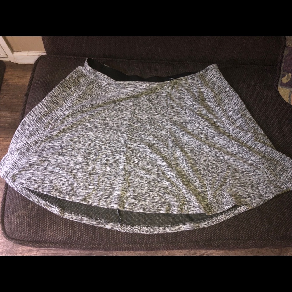 Grey heather circle skirt torrid